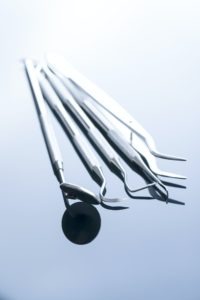 Dental instruments. Dentists tools.
